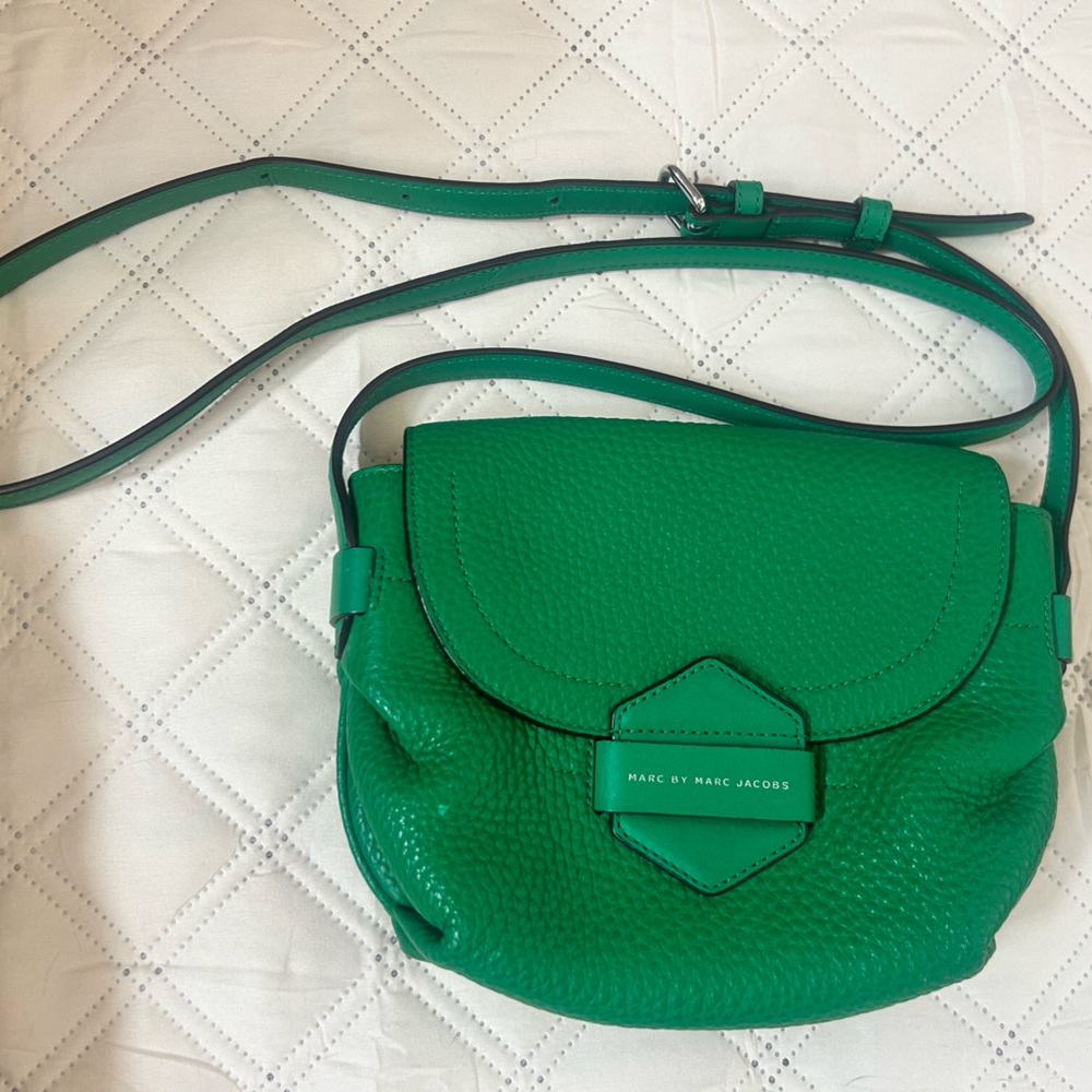 Marc Jacobs Vibrant Green Crossbody Bag